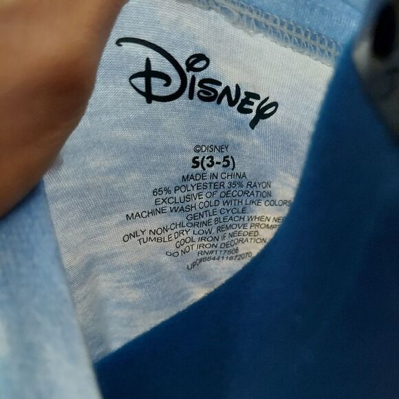 Disney Lilo and Stitch T Shirt Blue Tie Dye Small - Picture 6 of 6
